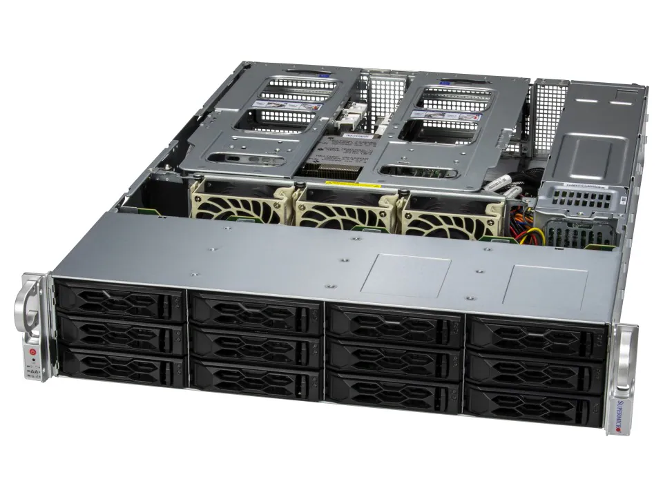 Сервер Supermicro CloudDC A+ Server 2U 2015CS-TNR 1x Genoa 9334/ 12x32Gb/ 2x960Gb M.2/12x24TB SAS/ S3816L-L16iT/ 2x10GbSFP+