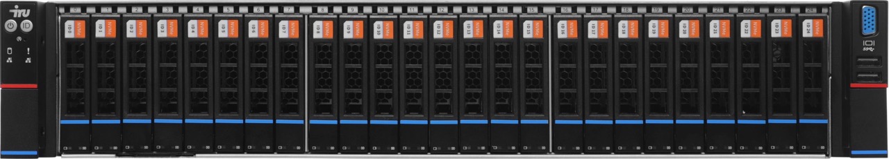 Сервер IRU Rock g2224ig4 2x6542Y 4x64Gb AST2600 4P 10G 2x2600W w/o OS (2104271)