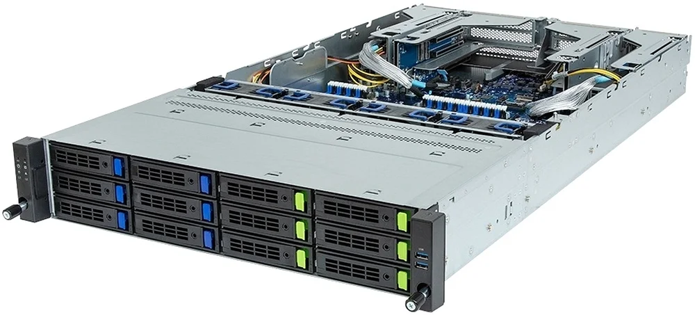 Сервер OpenYard RS201I-65R, ТФРЦ.466535.101-14, в конфигурации: без процессоров, без оперативной памяти, 0TB дисковой ёмкости, сервис W1G [daaaaaaaaa-xx] (RS201I-65R 2ODO1W1G)