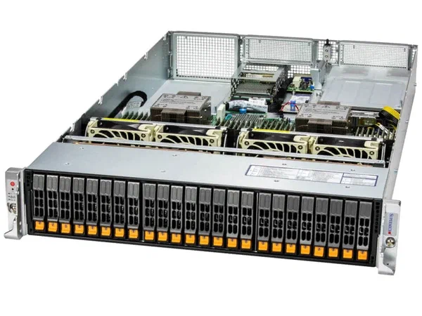 Сервер Supermicro SuperServer 2U 221H-TNR 2x5515+/ 4x32Gb/ 1xPM9A3 960GB NVMe/16SFF(8SAS/SATA + 8NVME)/ 2x10GbE 2x10GbSFP+/ VROCSTNMOD/ 8 NVME cable kit/ S3908L/6th config