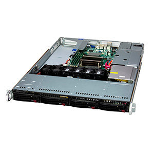 Серверная платформа Supermicro SuperServer 1U 511R-W noCPU(1) E-2400 series/noDIMM(4)/ 3x3,5", 1x2,5"/ 2x1GBe / 2x600W/ 1st config/ SFT-DCMS-Single