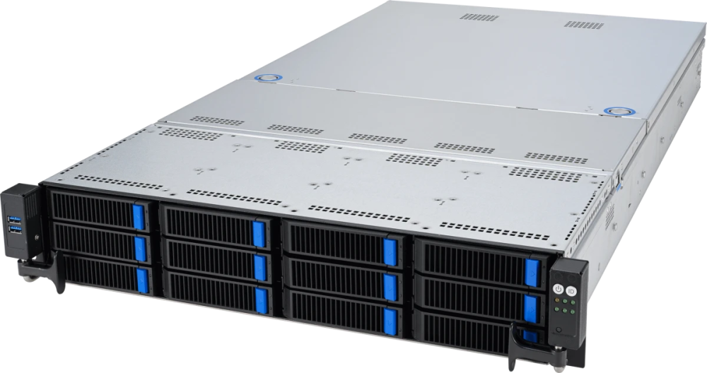 Сервер Asus RS520A-E12-RS12U/1G/1.6kW/12NVMe/FAN/RH/OCP/GPU