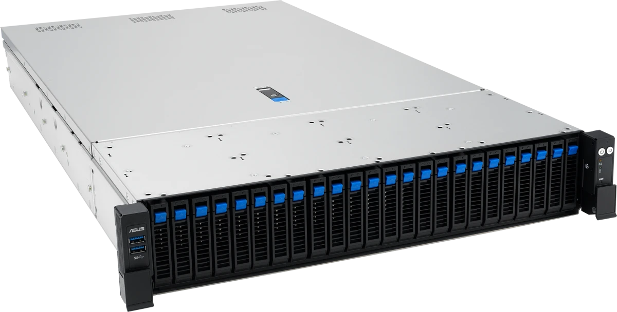 Серверная платформа Asus RS720A-E13-RS24G, 2xSocket SP5, 24xDDR5, 24x2.5 (8x NVMe + 16x NVMe/SATA/SAS*) HS, 2xM.2-PCI-E, ASMB12-iKVM, PSU 2x 3200W