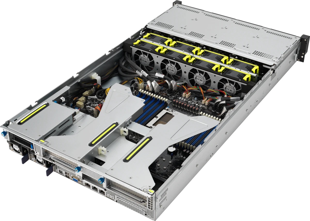Сервер Asus RS520A-E12-RS12U/1G/1.6kW/12NVMe/FAN/RH/OCP/GPU