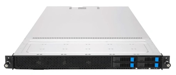 Серверная платформа ASUS RS501A-E12-RS4U, 1U, 1x SP5 LGA6096 (450W), 24x DDR5 6400 4800, 4x 2.5'' hsb SATA SAS* NVMe, 2 x M.2 PCIe SATA up to 22110, 3x PCIe x16* + 1x OCP3.0,  2x 1GbE Intel I350 LAN, PSU 1+1 1600W