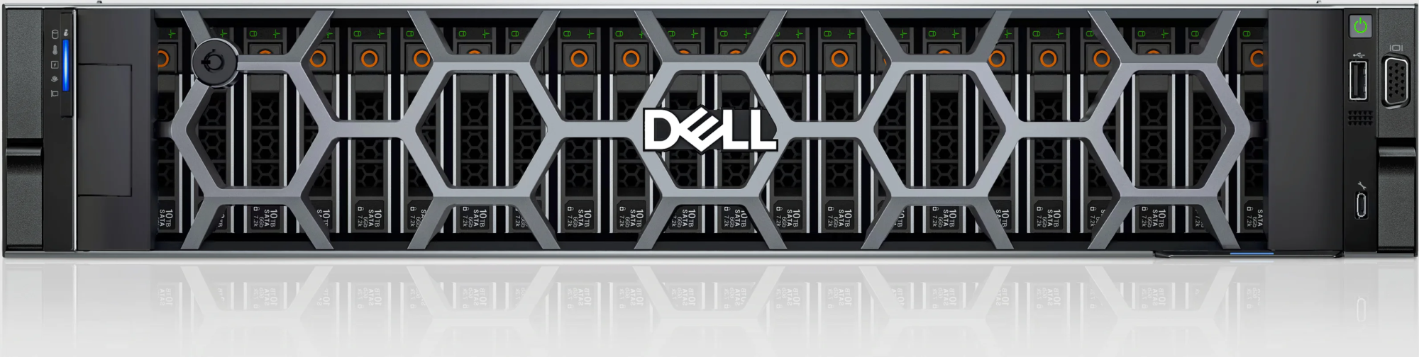 Шасси серверное DELL PowerEdge R760 2U/24SFF(8 universal)/2xHS/H755/2xGE/6VHPerf Fan/RC2/ bezel/noTPM/IDRAC9 ent/rails/1YWARR(210-BDZY)