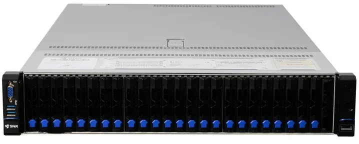Серверная платформа SNR-SR2425LS-NV Rack 2U, 2xXeon LGA4677, 32xDDR5/5600MHz(upto 8TB), 24xHDD SFF SATA/SAS/NVMe + 2xSFF rear, 2x M.2 (2280 / 22110), noRAID, 5xPCIe 5.0/4.0, 2x1GbE, 2x1300W, Rails