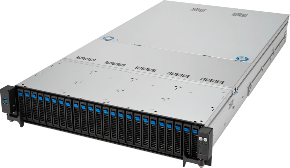 Серверная платформа ASUS RS521A-E12-RS24U/1G/2kW/16NVMe/FAN/RH/OCP/GPU