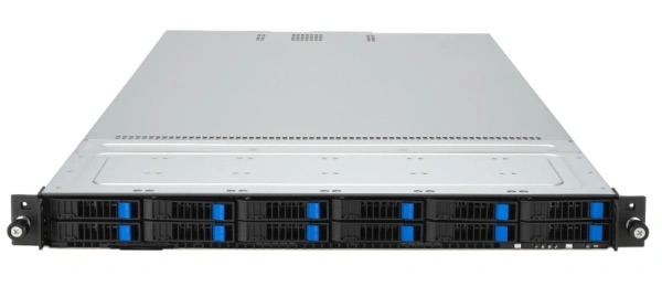 Сервер ASUS RS700-E11-RS12U /10G 1U,2xLGA4677, 32xDDR5 ECC RDIMM(max 4800Mhz),12 SFF NVMe/SATA/SAS, 2xM.2 slot 2280,2x10GbE-T, 3xPCI-E16/E8(g5)/OCP3, IPMI,rPS 2x1,6kW (80+ Tit.)