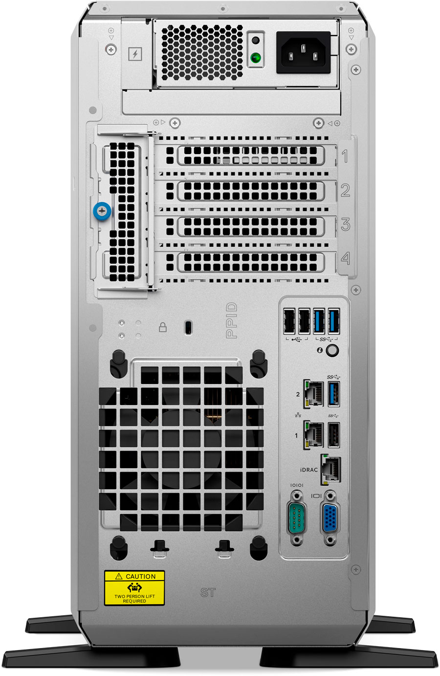 Сервер DELL PowerEdge T360 8LFF/E-2414/1x16Гб UDIMM DDR5/ PERC H355/1x2Тб SATA/Broadcom 5720/ IDRAC9 EXPRESS/ 2x700Вт/1YWARR