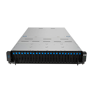 Сервер ASUS RS720-E11-RS24U 2U, 2xLGA4677, 32 DIMM DDR5, 24x 2.5"(12x NVMe+12x NVMe/SATA/SAS* hs), 2 x M.2 slot 2280, 2x10Gbe RJ45, 4 dual-slot GPU, 8 slots PCIe 5.0, 1x OCP 3.0, 2x2600W