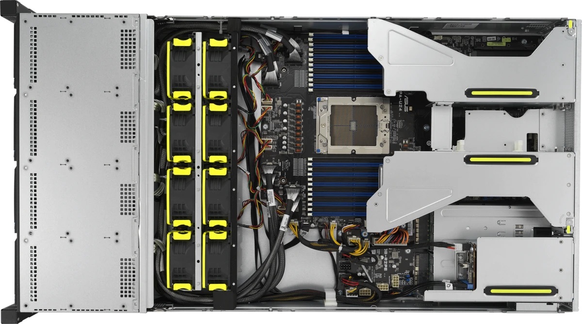 Сервер Asus RS520A-E12-RS12U/1G/1.6kW/12NVMe/FAN/RH/OCP/GPU