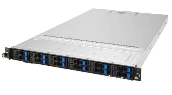Сервер ASUS RS700-E11-RS12U /10G 1U,2xLGA4677, 32xDDR5 ECC RDIMM(max 4800Mhz),12 SFF NVMe/SATA/SAS, 2xM.2 slot 2280,2x10GbE-T, 3xPCI-E16/E8(g5)/OCP3, IPMI,rPS 2x1,6kW (80+ Tit.)