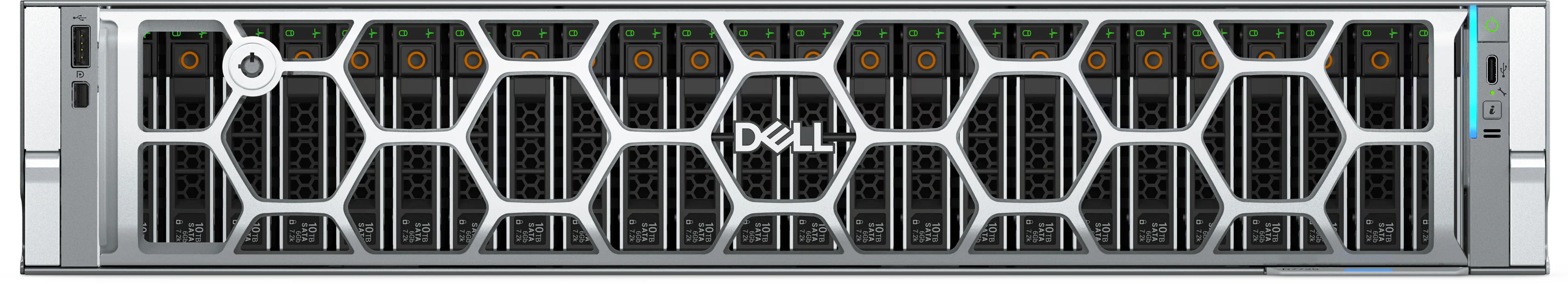 Сервер DELL PowerEdge R7725 2U/16SFF + 8NVMe/2x9175F/2x32GB/2x965I/1x480GB SATA/2x6,4TB NVMe MU/2x3200W/BR 57414 OCP/Qlogic 2772 LP/ BOSS N1 2x480GB/RC4/bezel/noTPM/IDRAC10 ENT/rails/1YWARR