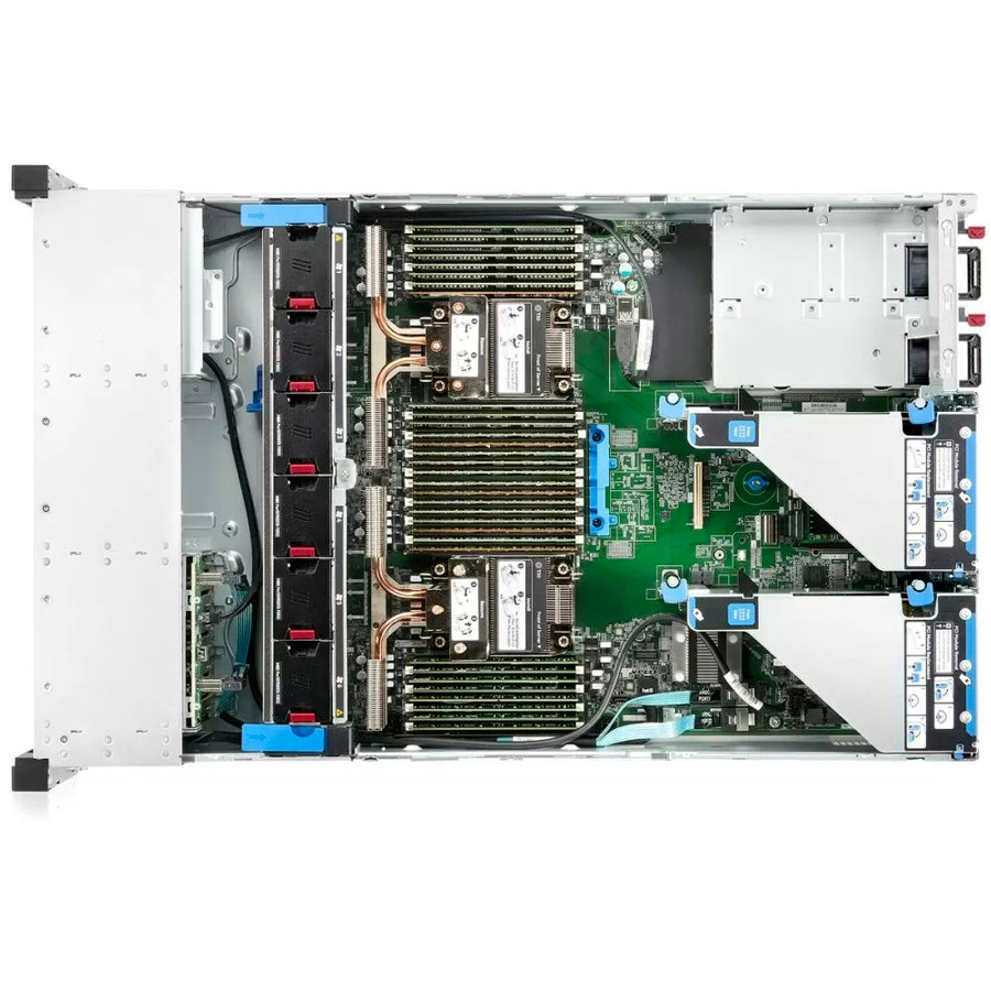 Сервер ProLiant DL380 Gen10+ S-4309Y 2U Rack/1xXeon8C 2.8GHz 12MB/2x32GB-R-3200/SR416i-a (4GB FBWC, RAID 0-60)/2x480GB SATA SSD(8SFFup)/No DVD/iLO5std/6MaxPerfFans/4x1Gb-T/EasyRK+CMA/2x800WTitan