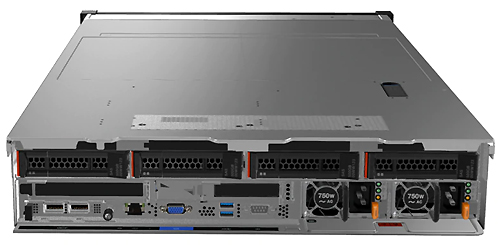 Сервер Lenovo ThinkSystem SR655 Rack 2U,1xEPYC 7702P 64C (2.0GHz/200W),16xDIMM DDR4 UP to 2TB,16xSFF SAS/SATA,2x25GbE SFP28,1x1100W,2x2.8m p/c,XCP PE w/3Yr SW, 7Z01S60900