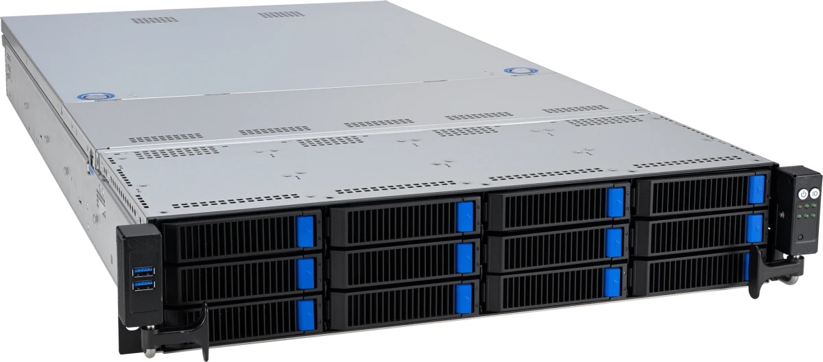 Сервер Asus RS520A-E12-RS12U/1G/1.6kW/12NVMe/FAN/RH/OCP/GPU