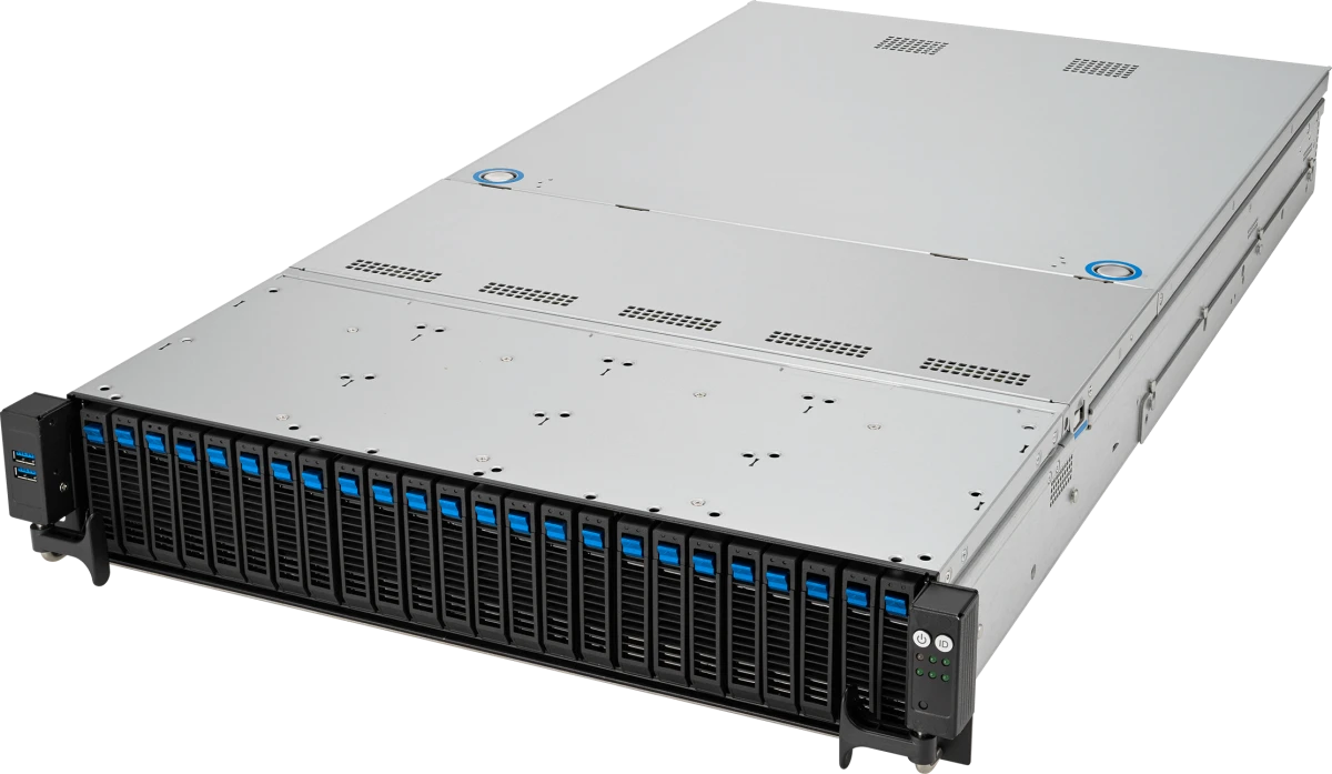 Серверная платформа ASUS RS521A-E12-RS24U/1G/2kW/16NVMe/FAN/RH/OCP/GPU