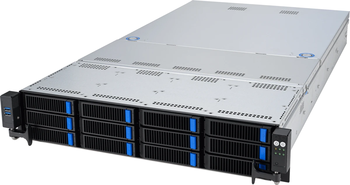 Сервер Asus RS520A-E12-RS12U/1G/1.6kW/12NVMe/FAN/RH/OCP/GPU