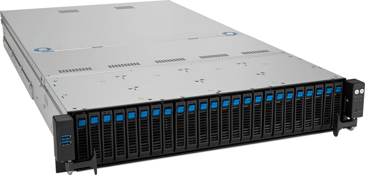 Серверная платформа ASUS RS521A-E12-RS24U/1G/2kW/16NVMe/FAN/RH/OCP/GPU