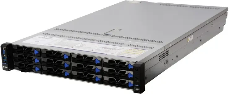 Серверная платформа SNR-SR2412LS Rack 2U, 2xXeon LGA4677, 32xDDR5/5600MHz(upto 8TB), 12xHDD LFF/SFF SATA/SAS + 2xSFF rear, 2x M.2 (2280 / 22110), noRAID, 8xPCIe 5.0/4.0, 2x1GbE, 2x1300W, Rails