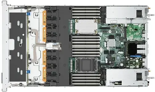 Сервер DELL PowerEdge R660 1U/ 8SFF NVMe/ 2xPerformance HS MCC/noMemory/ H755N/noDrives/ 2xGE/4HPerf Fan/ RC2/ bezel/ TPM 2.0/ IDRAC9 enterprise/ rails/ 1YWARR(210-BEQQ)