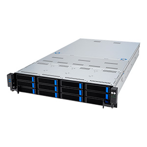 Сервер ASUS RS720-E11-RS12U 2U, 2x LGA4677, 32x DDR5(4800), 12x 3,5 (8xNVMe/SAS/SATA+4 NVMe/SATA), 2xM.2 slot 2280, 6x PCIe G5 x8 or 3 x PCIe G5 x16, up to 4 dual-slot GPUs, 1x OCP 3.0, 2x10Gbe RJ45, 2x2600W