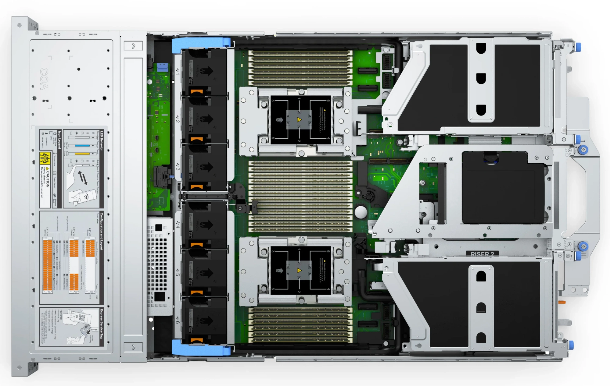 Сервер DELL PowerEdge R7725 2U/8SATA/SAS/NVMe/2x9275F/2x32GB/965I/1x480GB SATA/2x3,2TB NVMe MU/2x1500W/BR 57414 OCP/ BOSS N1 2x480GB/RC4/bezel/noTPM/IDRAC10 ENT/rails/1YWARR