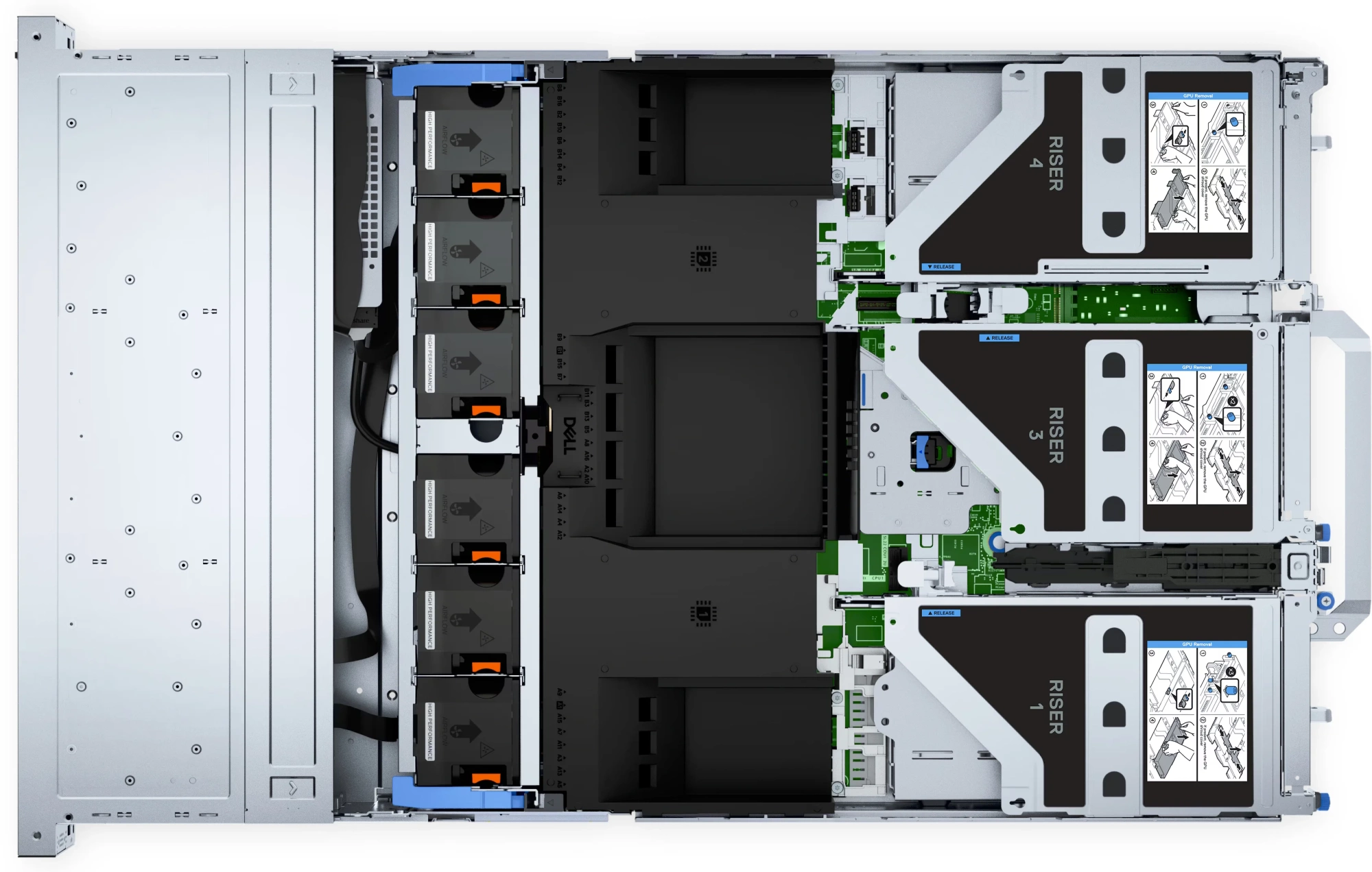 Шасси серверное DELL PowerEdge R760 2U/24SFF(8 universal)/2xHS/H755/2xGE/6VHPerf Fan/RC2/ bezel/noTPM/IDRAC9 ent/rails/1YWARR(210-BDZY)